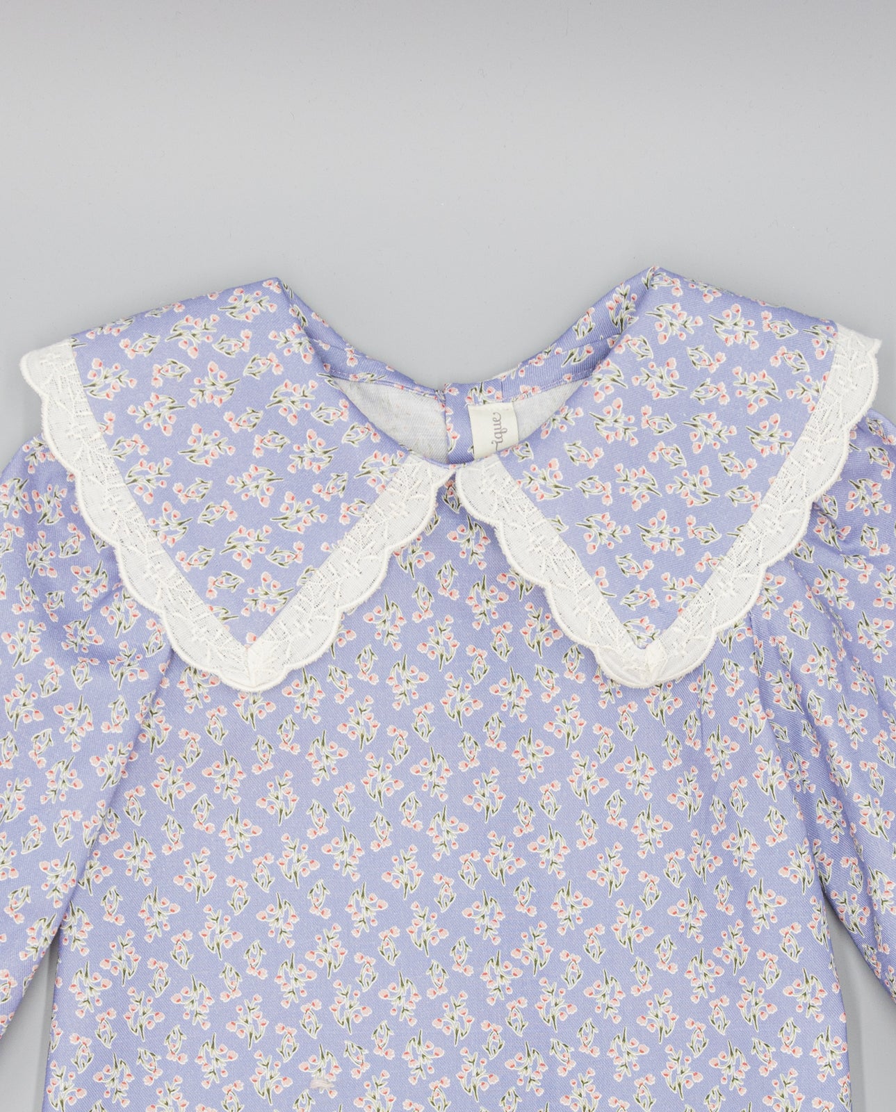 Camisa Lila De Viella Estampada Floral