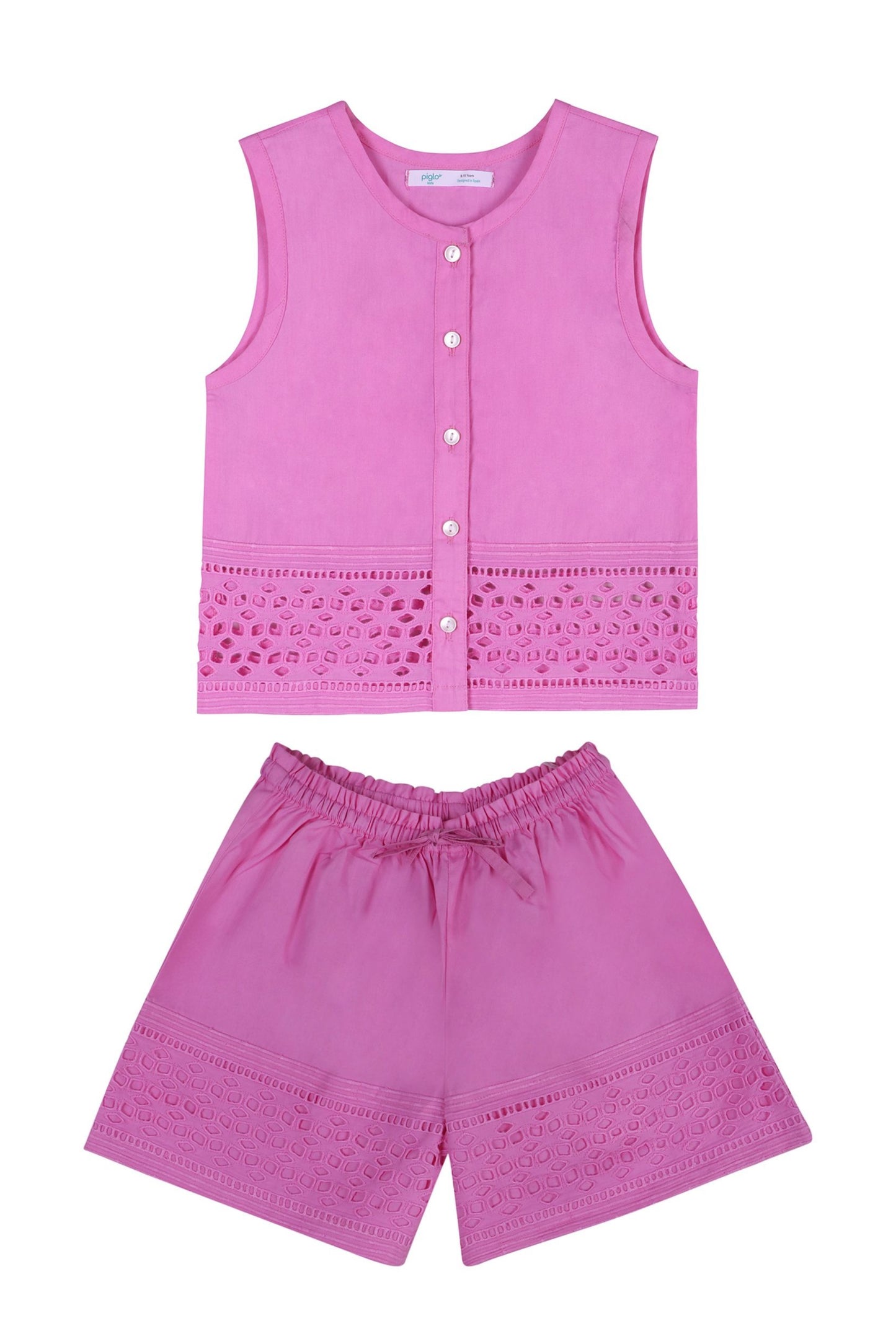 Pink Bee Wings Shirt & Shorts Set