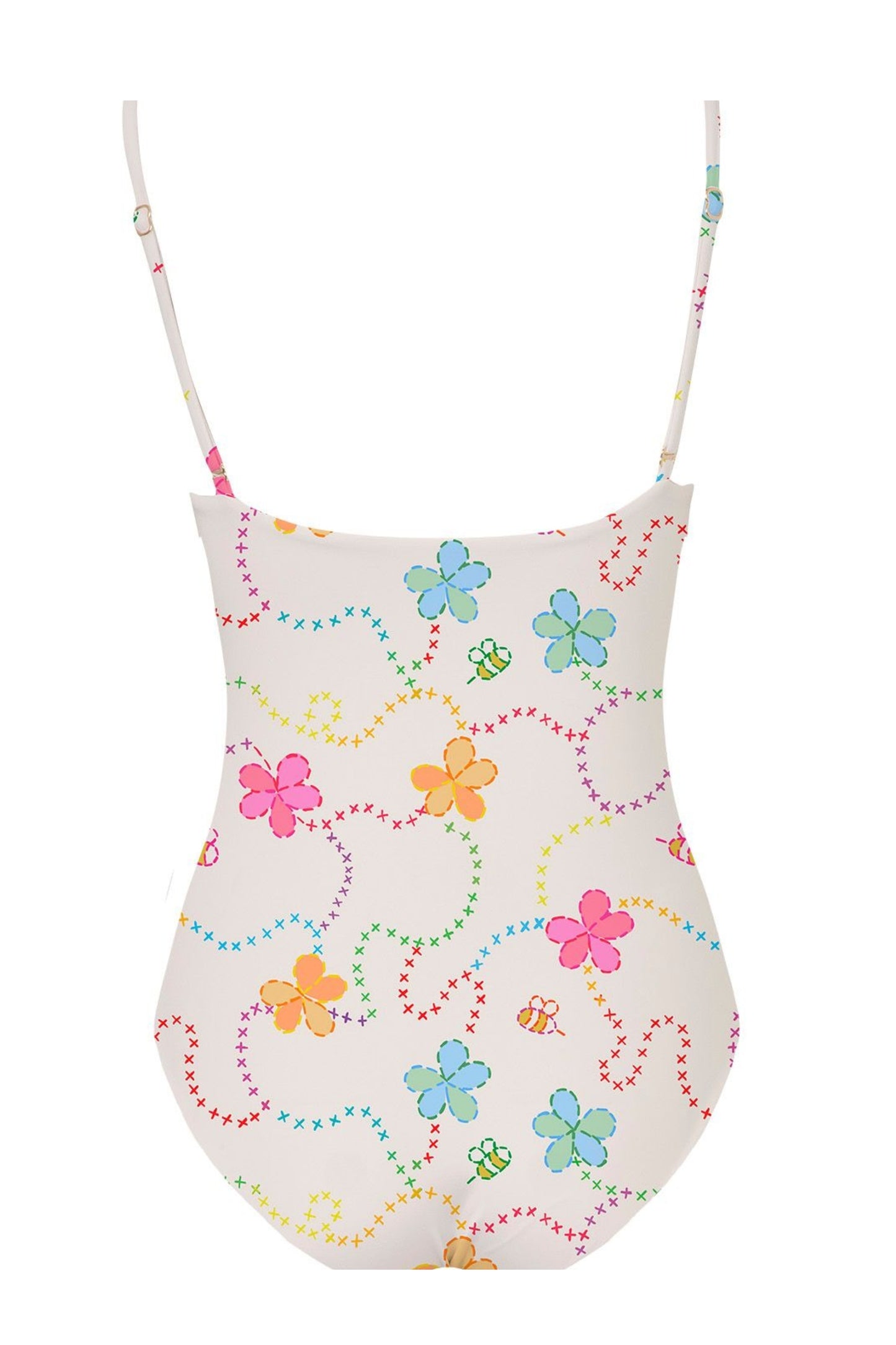 White Color Jardin - Adult Pool One Piece