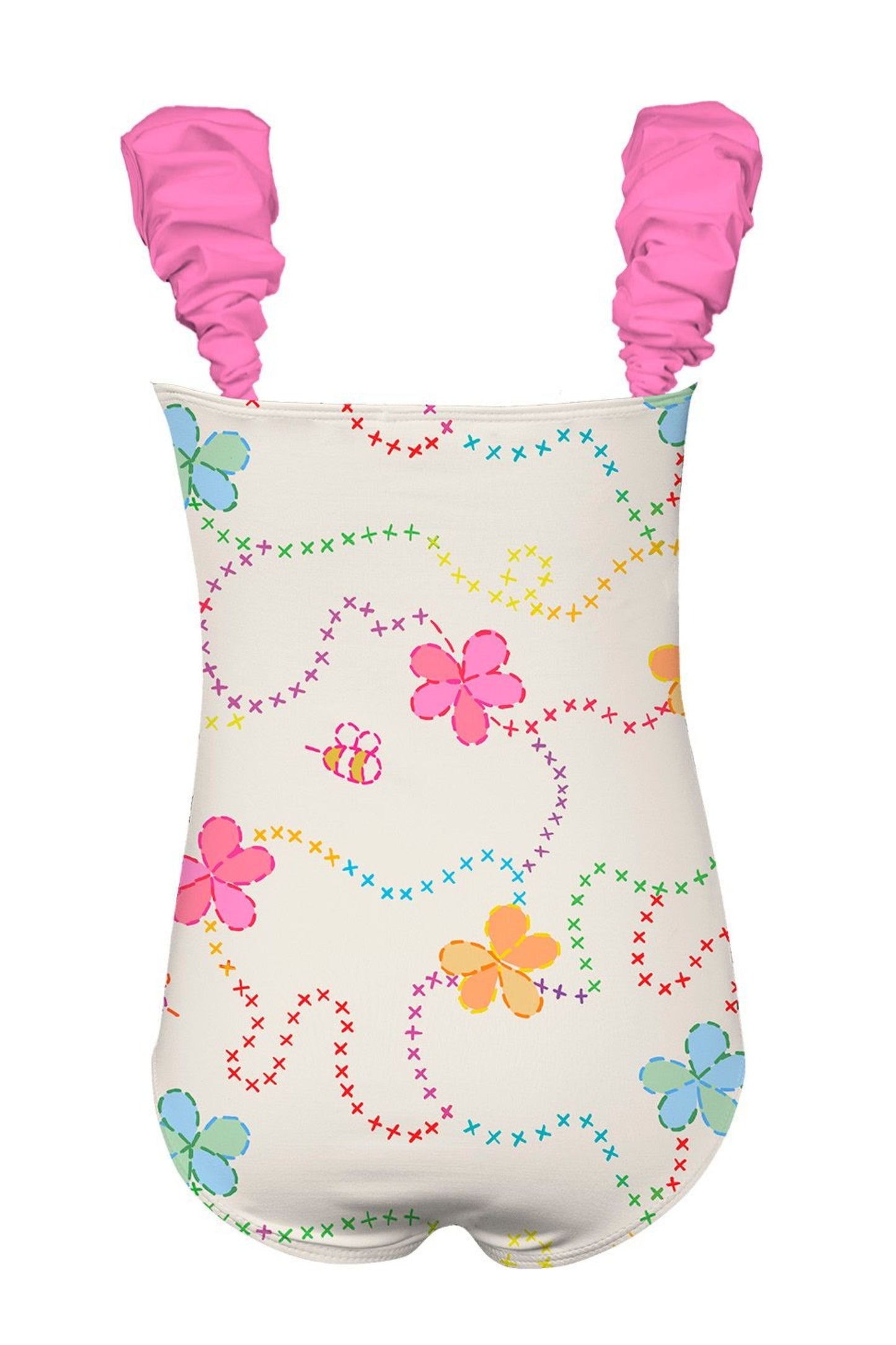 White Color Jardin - Bamba One Piece