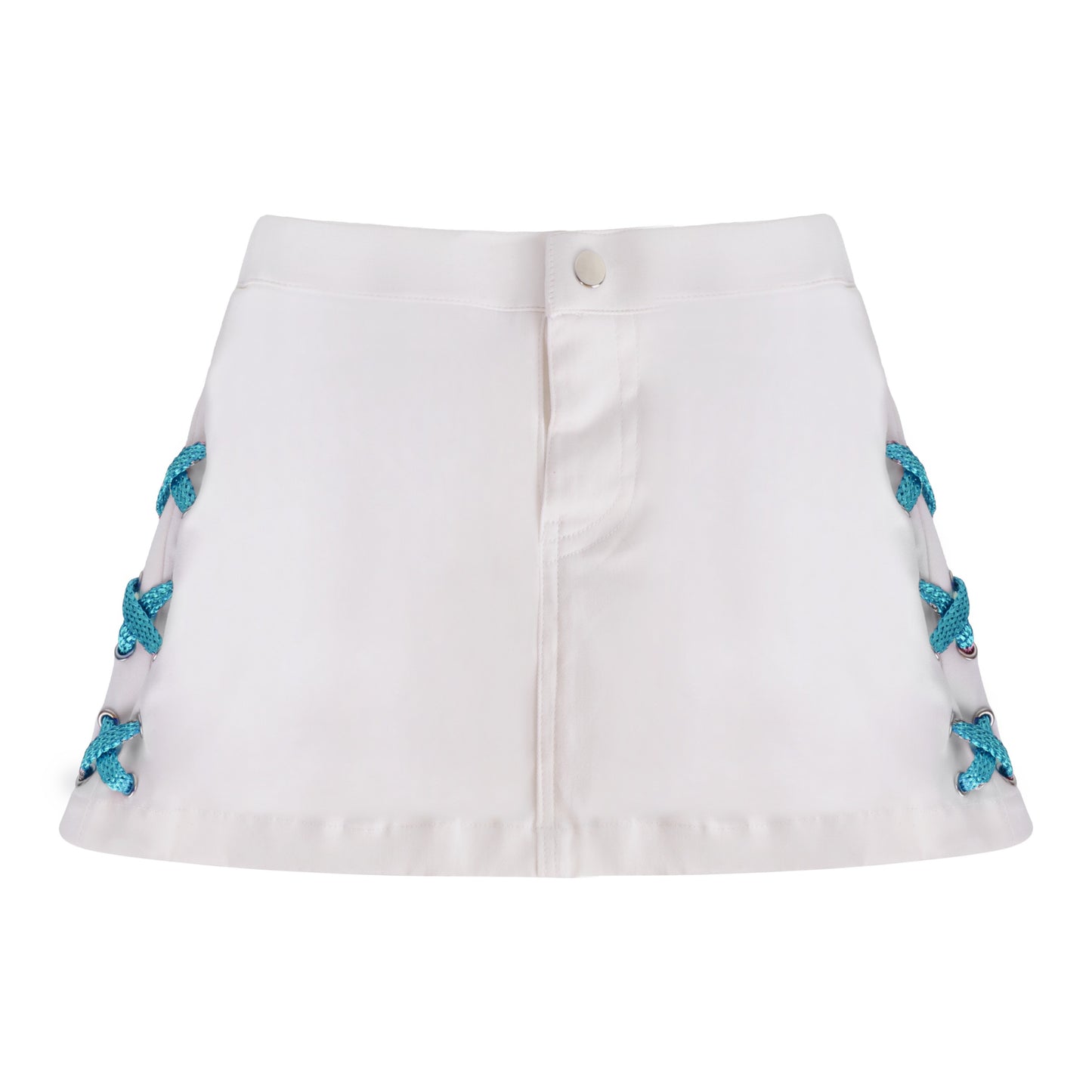 WHITE KISSIE SKIRT