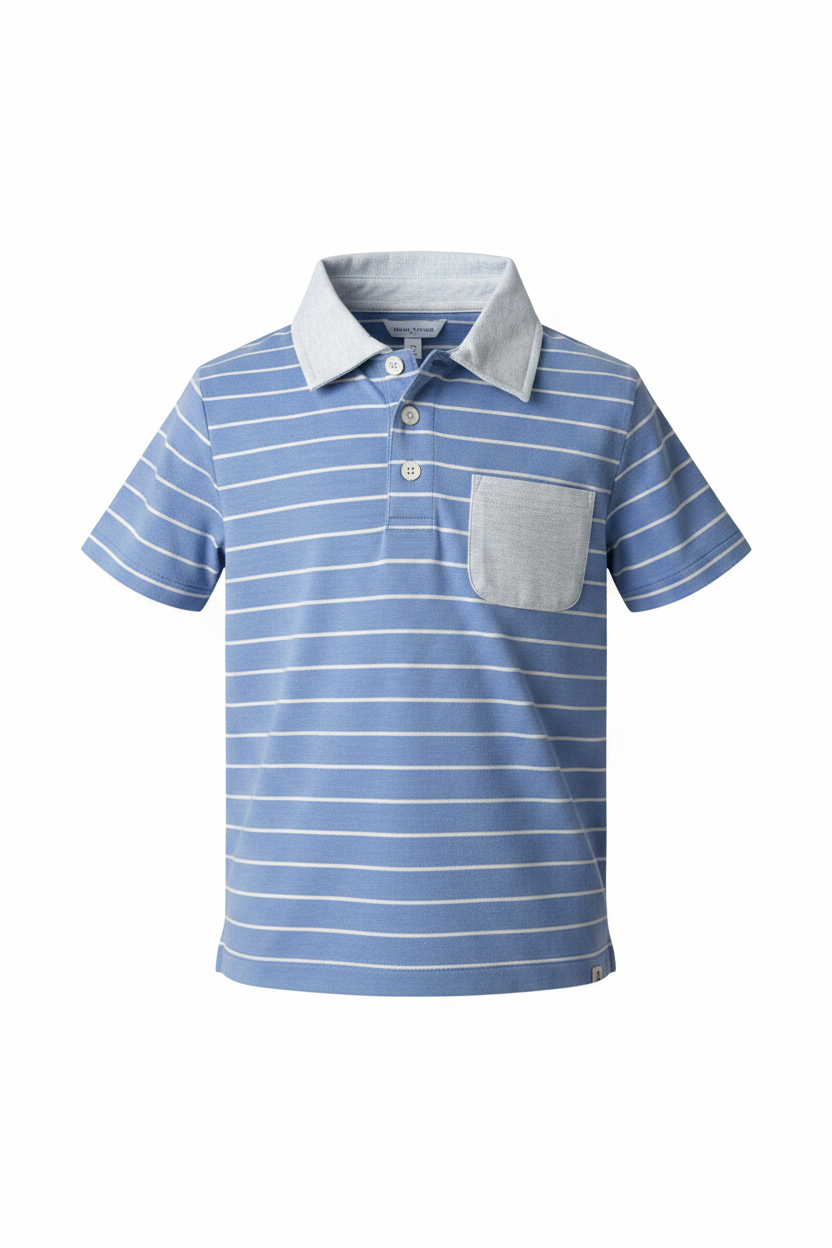 Royal/Yellow Striped Slub