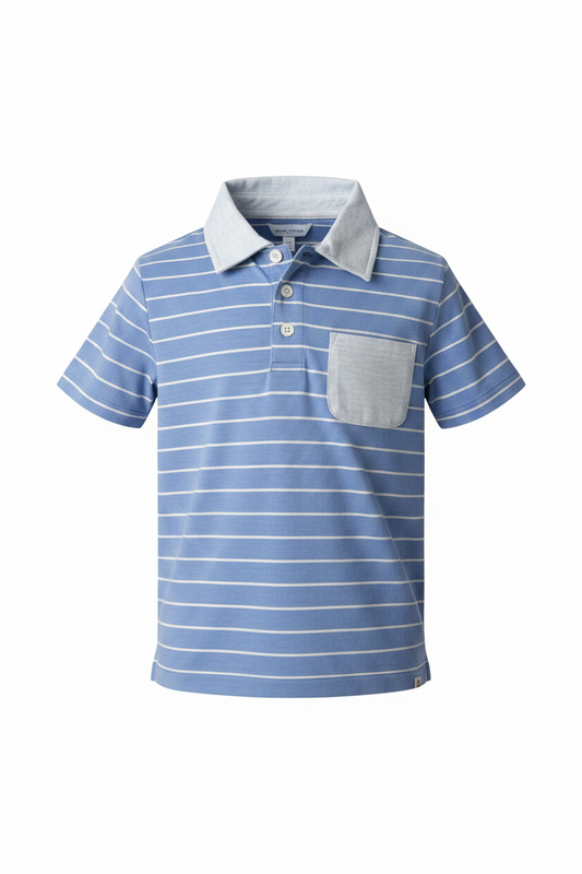 Royal/Yellow Striped Slub