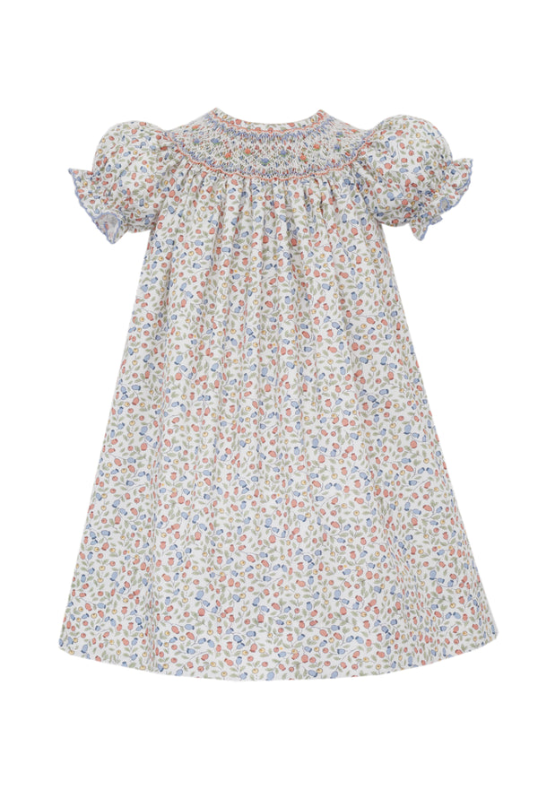 RILEY - BLUE & ORANGE PRINT BISHOP