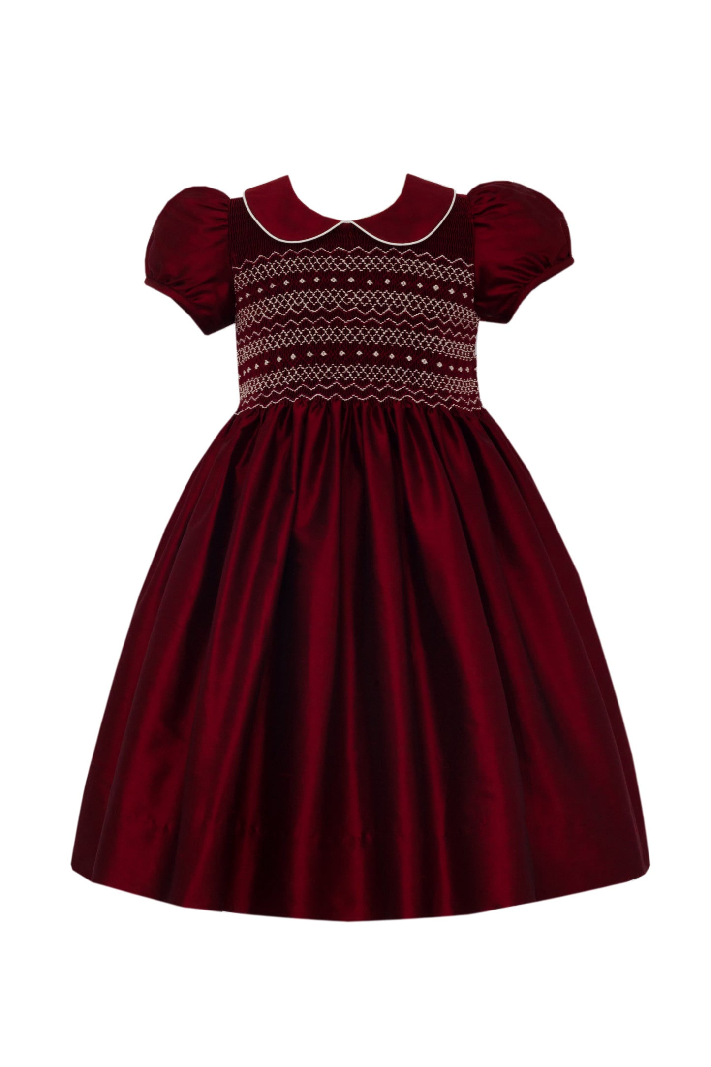 Juliette - Burgundy Silk Dress