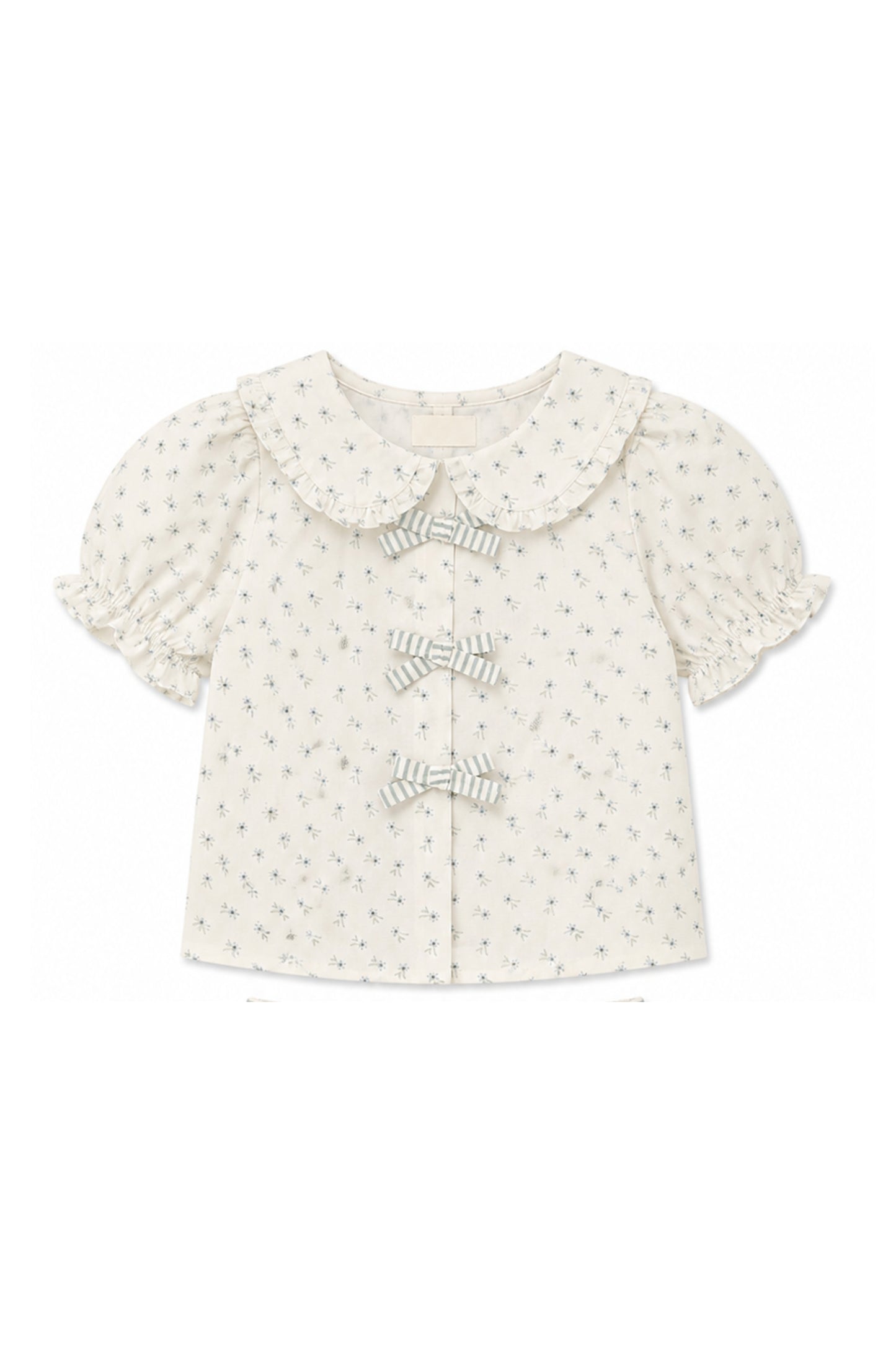 Blue Floral Blouse