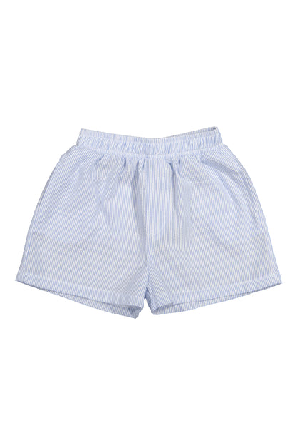 Blue Seersucker Boy Pull-Ups