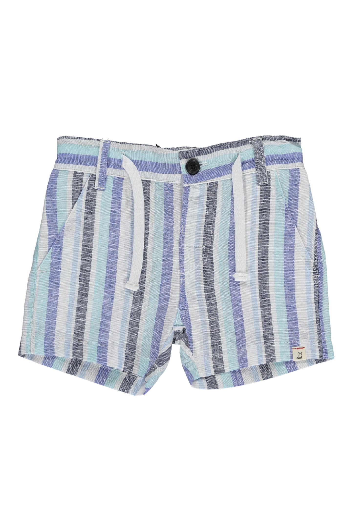 Blue Striped Shorts