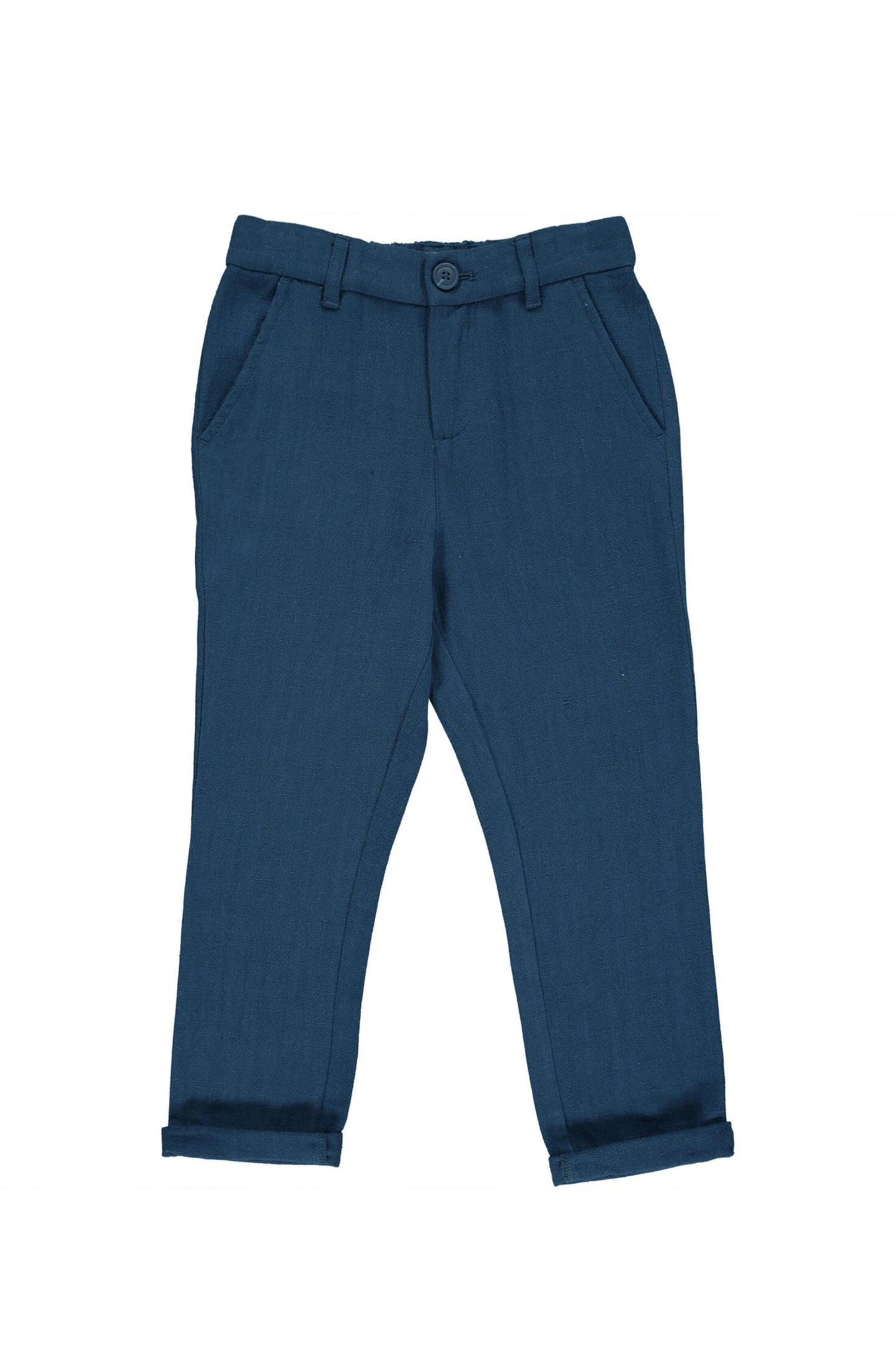 Blue Woven Pants Charles