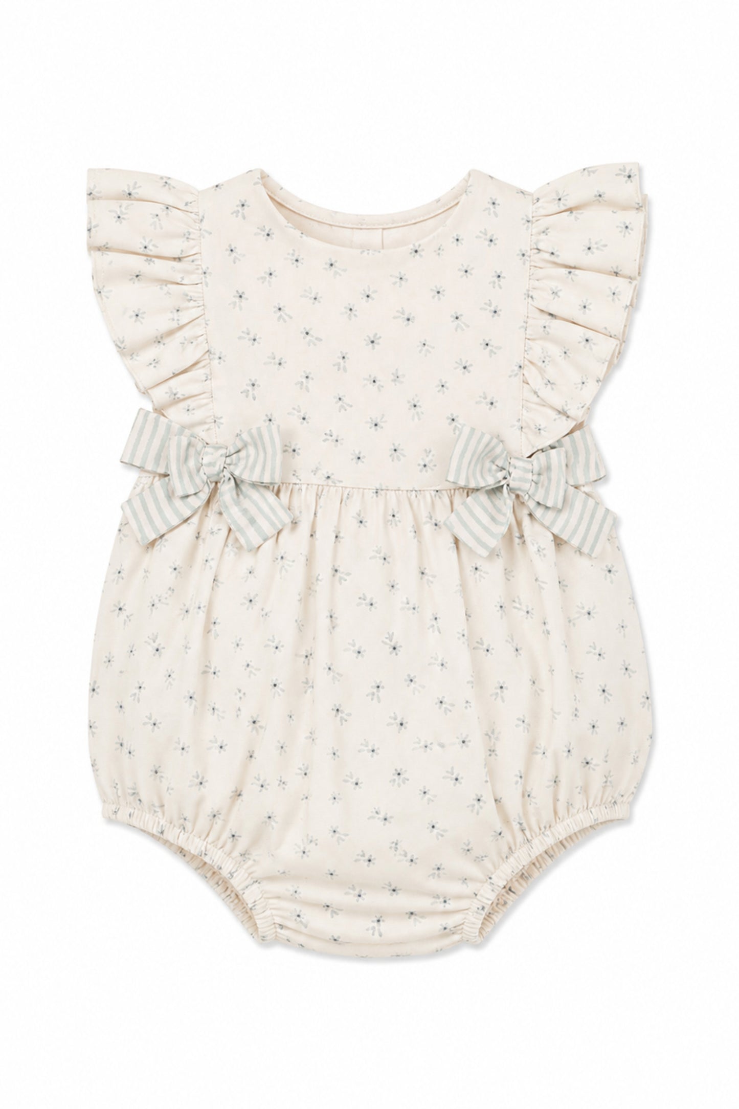 Blue Flower Romper
