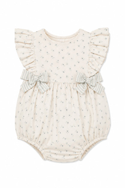 Blue Flower Romper