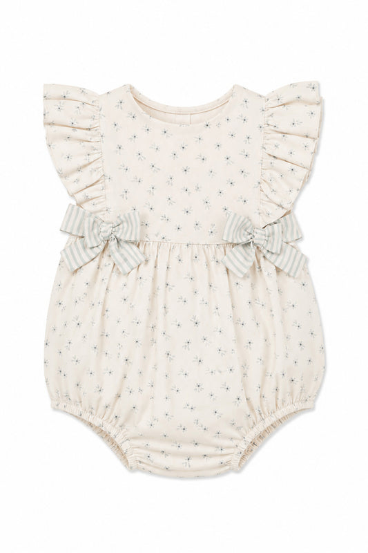 Blue Flower Romper
