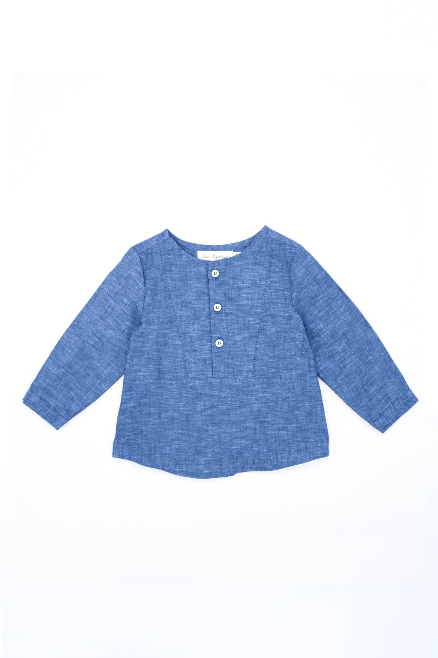 Camiseta Tapeta Lino Azul