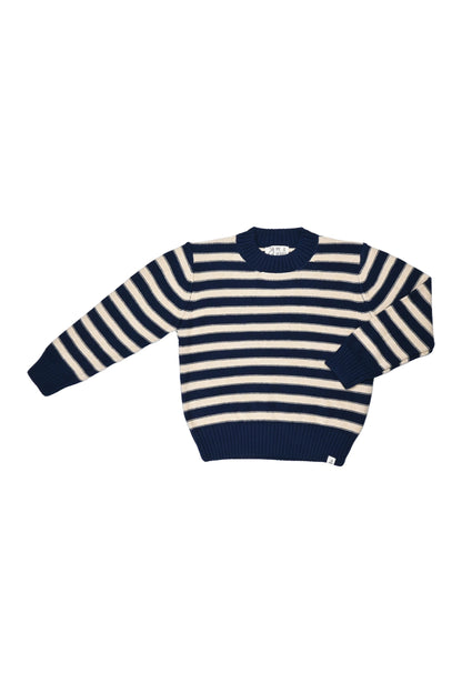 Cruise Sweater - Navy/Cream