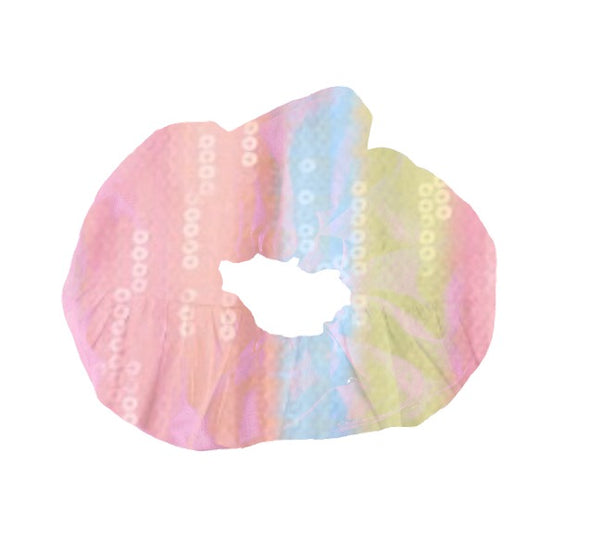 Dreamy Rainbow Scrunchie