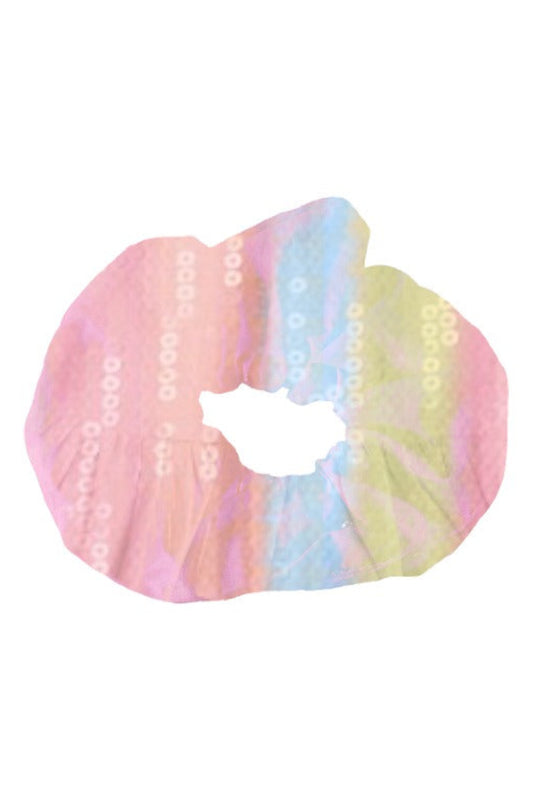 Dreamy Rainbow Scrunchie