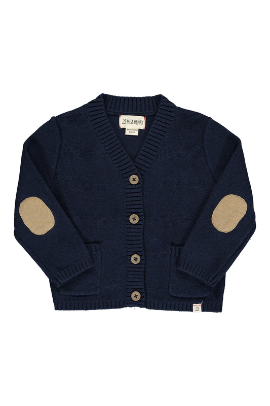 Duncan Cotton Cardigan - Navy