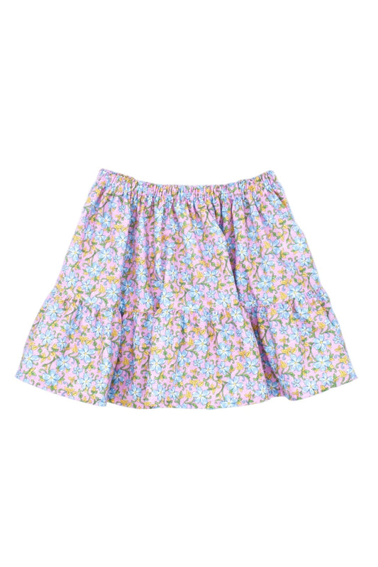 Falda Flor Azul