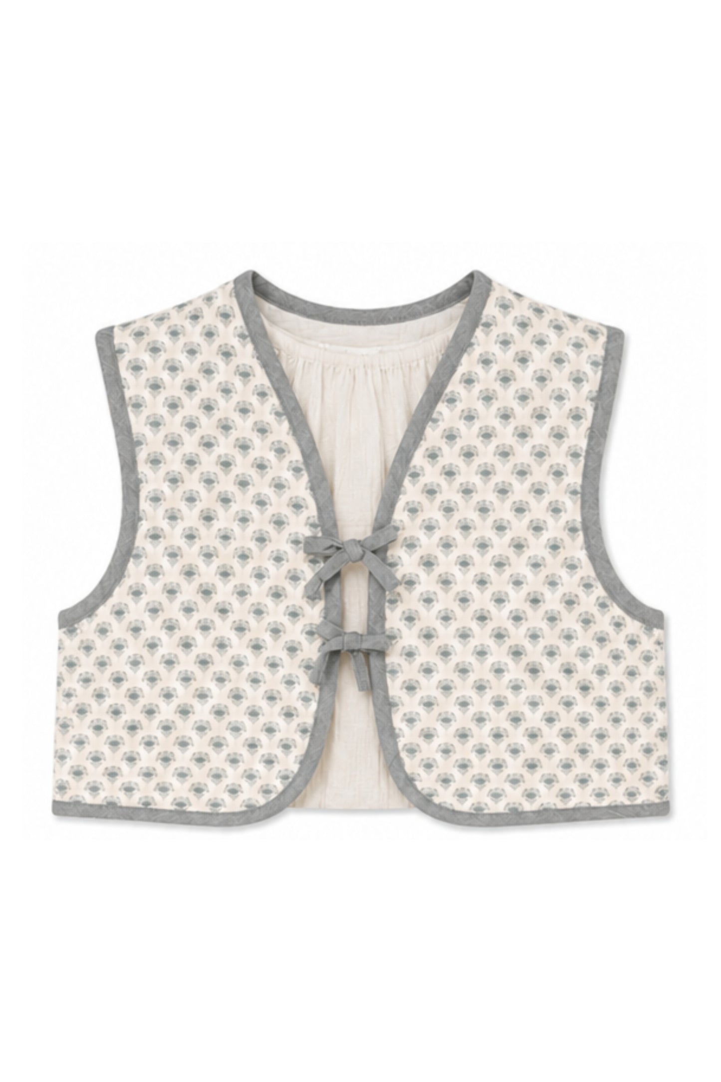 Floral Padded Vest