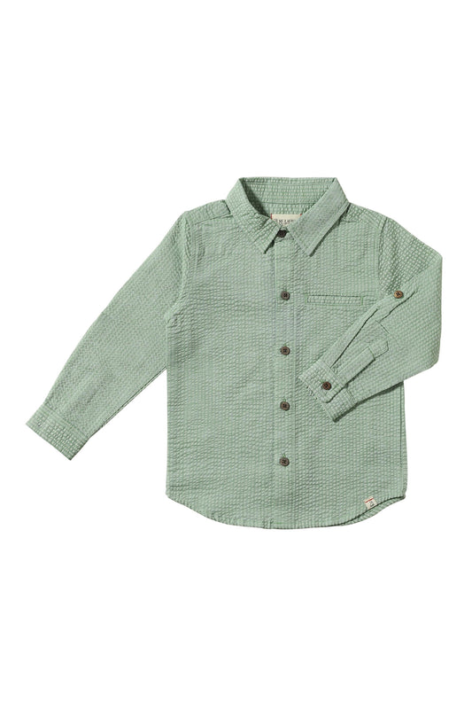Green Seersucker Atwood Woven Shirt