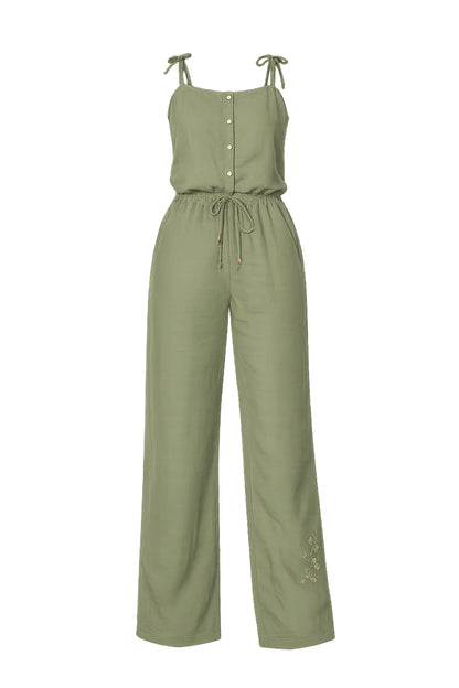 Green Garden Bloom Set with Strappy Top