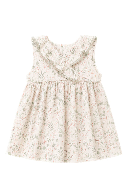 Green Leaf Organza Dress