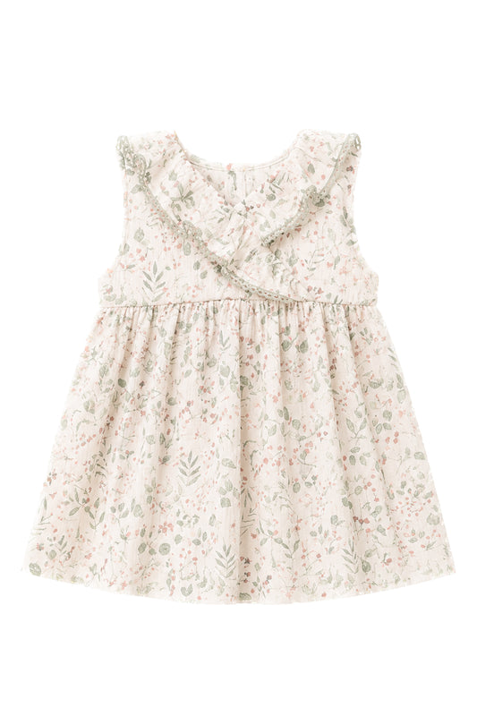 Green Leaf Organza Dress