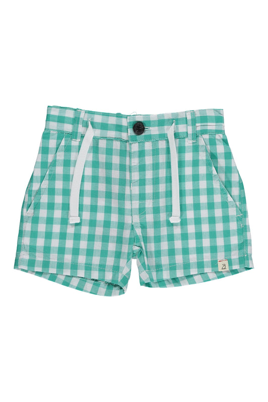 Green Plaid Shorts