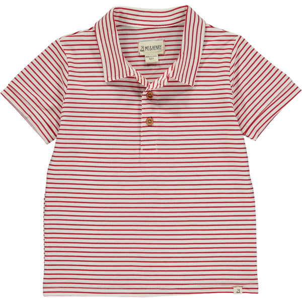 RED/WHITE POLO