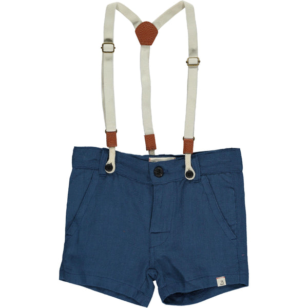 BLUE SHORTS WHIT REMOVABLE SUSPENDERS