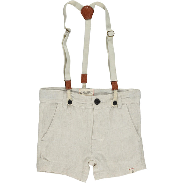 CREAM SHORTS WHIT REMOVABLE SUSPENDERS