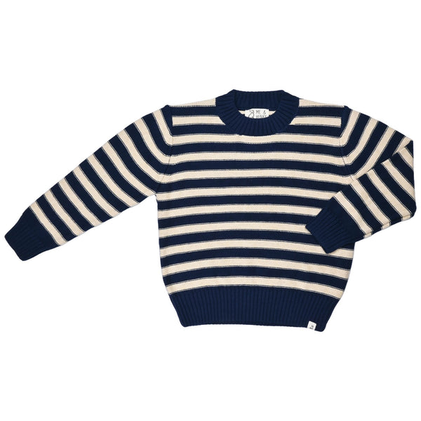CRUISE SWEATER - NAVY/CREAM