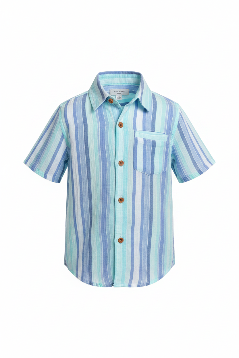 Blue/Seafoam Stripe