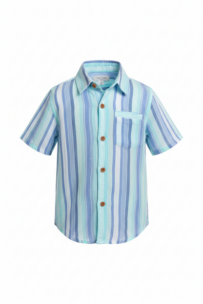 Blue/Seafoam Stripe