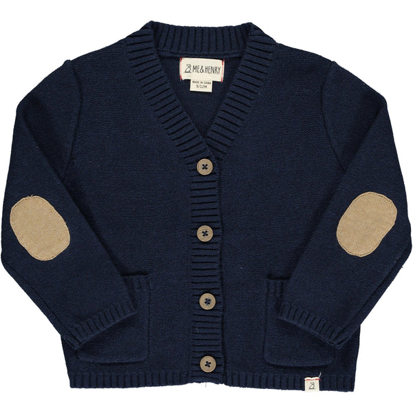 DUNCAN Cotton cardigan - NAVY