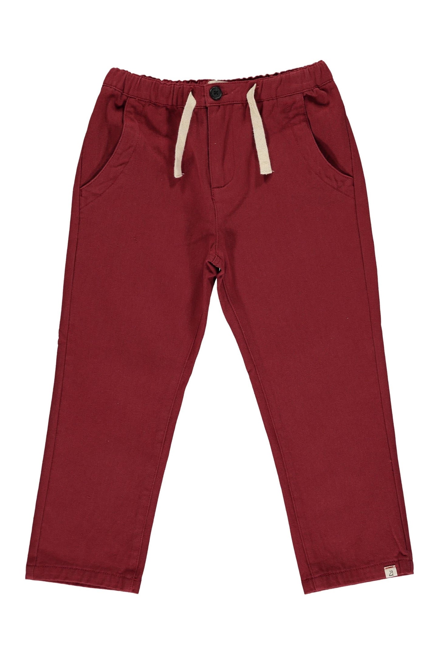 Jay Twill Pants - Burgundy