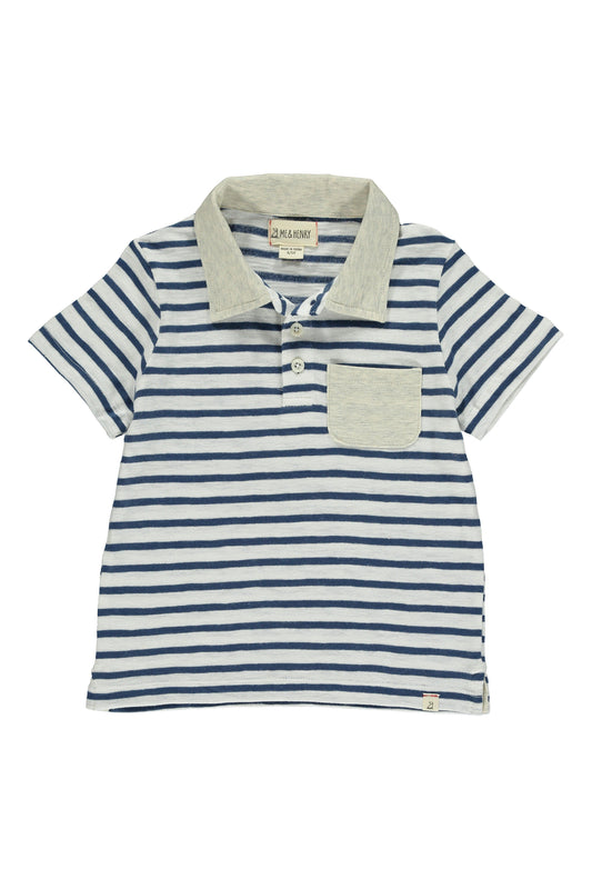 Navy/White Polo