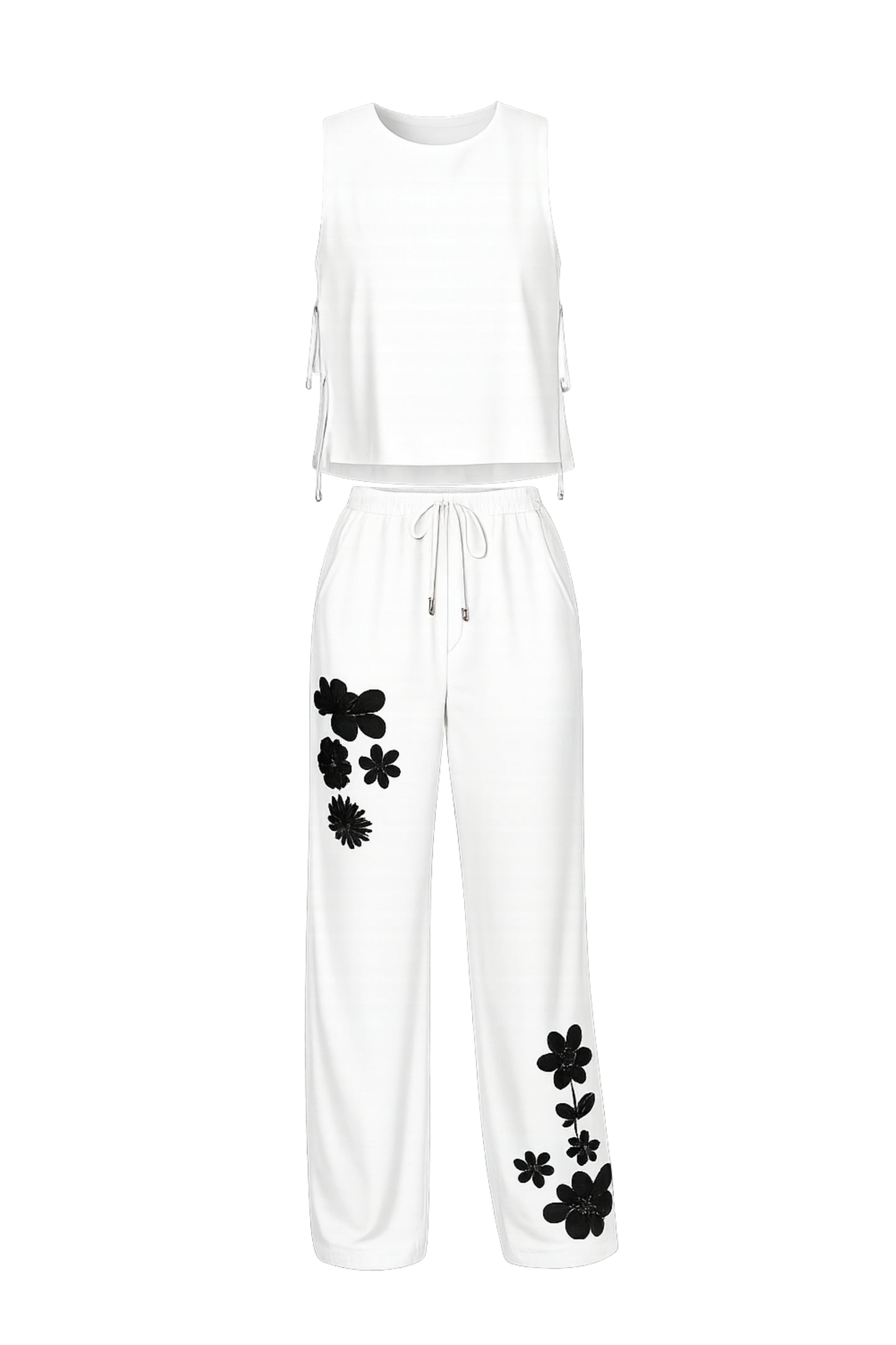 Petalia Set W Black Flowers