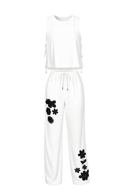Petalia Set W Black Flowers