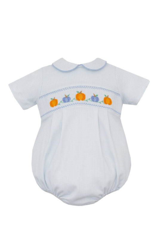 Pumpkins Girl's - LT.Blue Knit Check Boy's Bubble