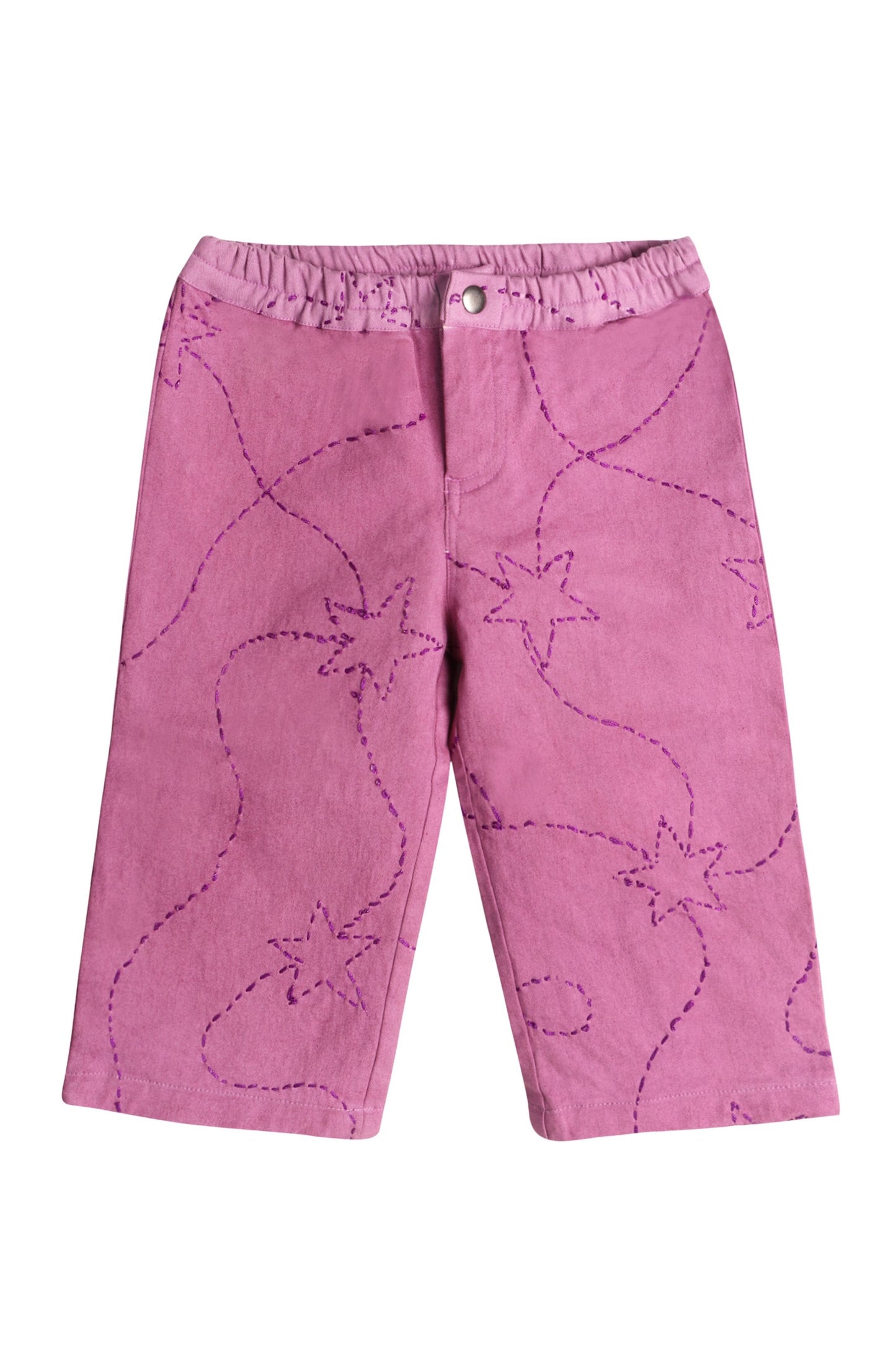 Purple Twinkle Stars Denim Pants