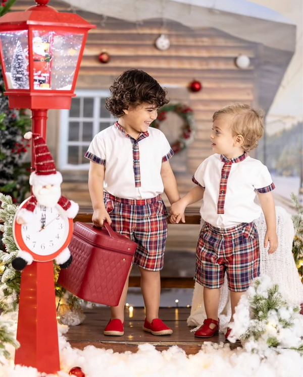 Set Tartina Camisa cuello chino