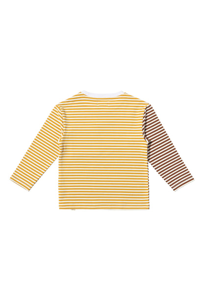 Teddy Tee - Brown, White, Gold