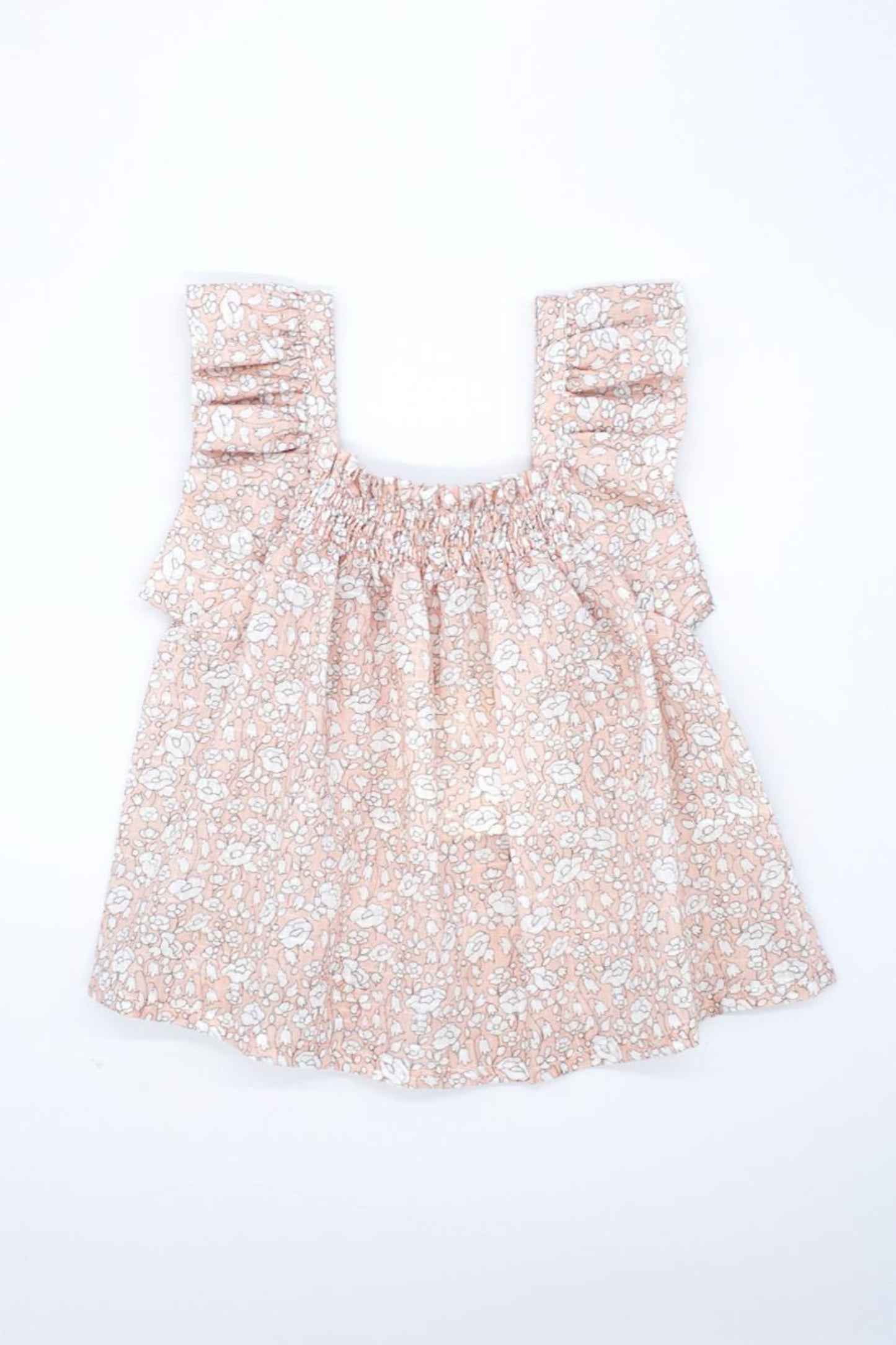 Tropical Peach Blouse