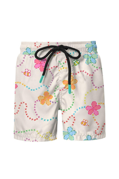 White Color Jardin - Swimshort