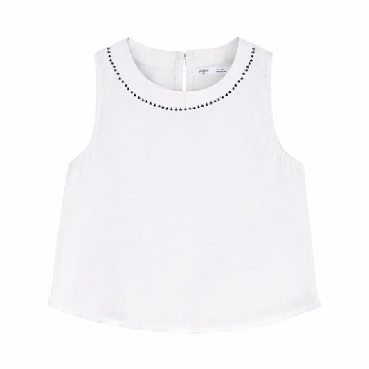 WHITE CRYSTAL TOP