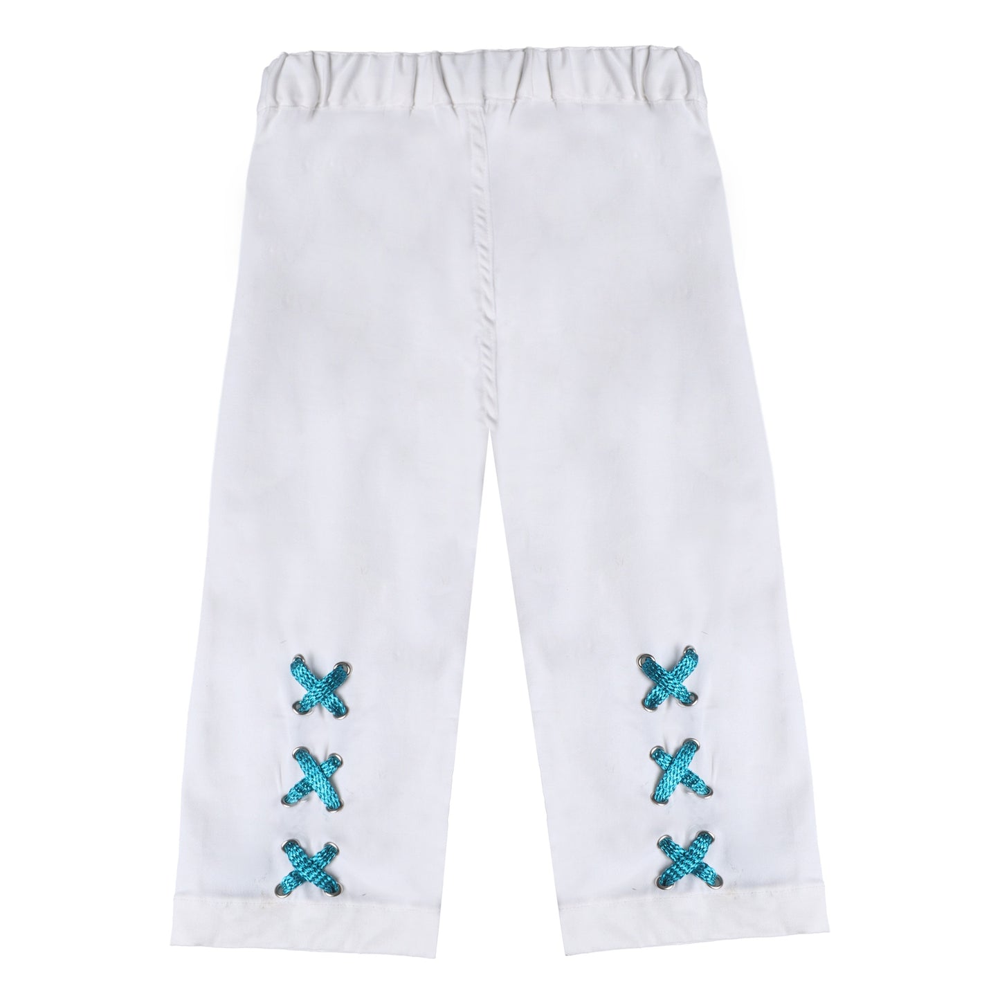 WHITE KISSIE PANTS