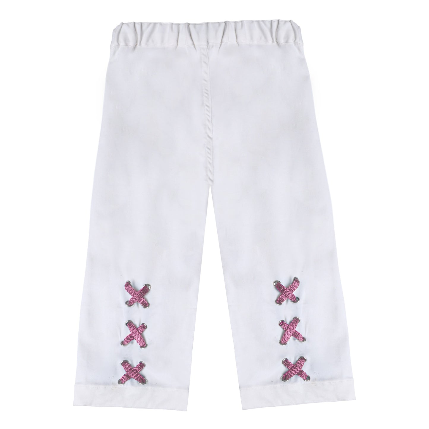 WHITE KISSIE PANTS
