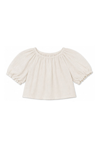 White Pique Blouse