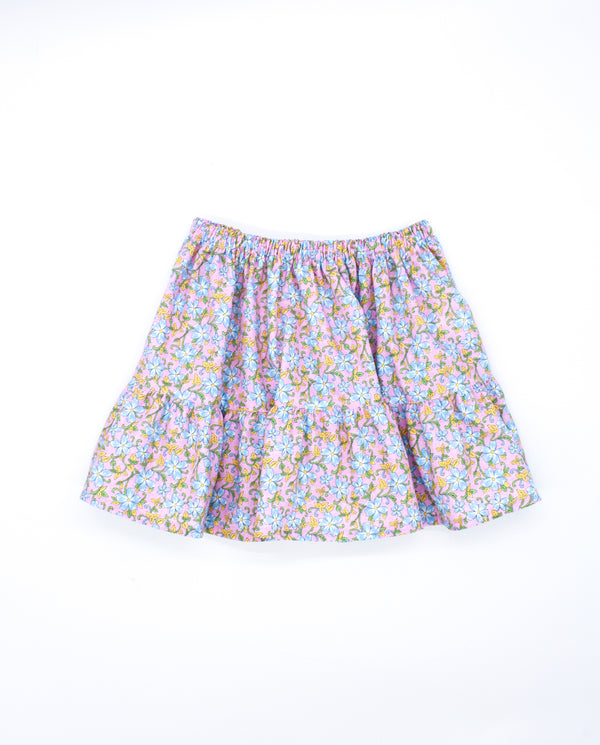 FALDA FLOR AZUL